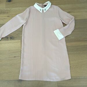 Victoria Beckham for Target Girls Bunny Collared Dress size large (10-12) pink